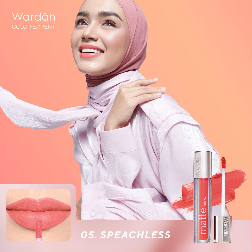 [TINTINTINWIN'S PICKS] Wardah Matte Lip Cream 4 g - Warna Intense dan Tahan Lama - Matte Finish - Teksture Creamy -Liptint-Lip-Stain-Lipgloss-Lipstik-Lip Tint-Lip Matte-Lipstick-Lipcream-Lip Cream- Glossy Lip Longlasting Waterproof Tahan Lama - Makeup