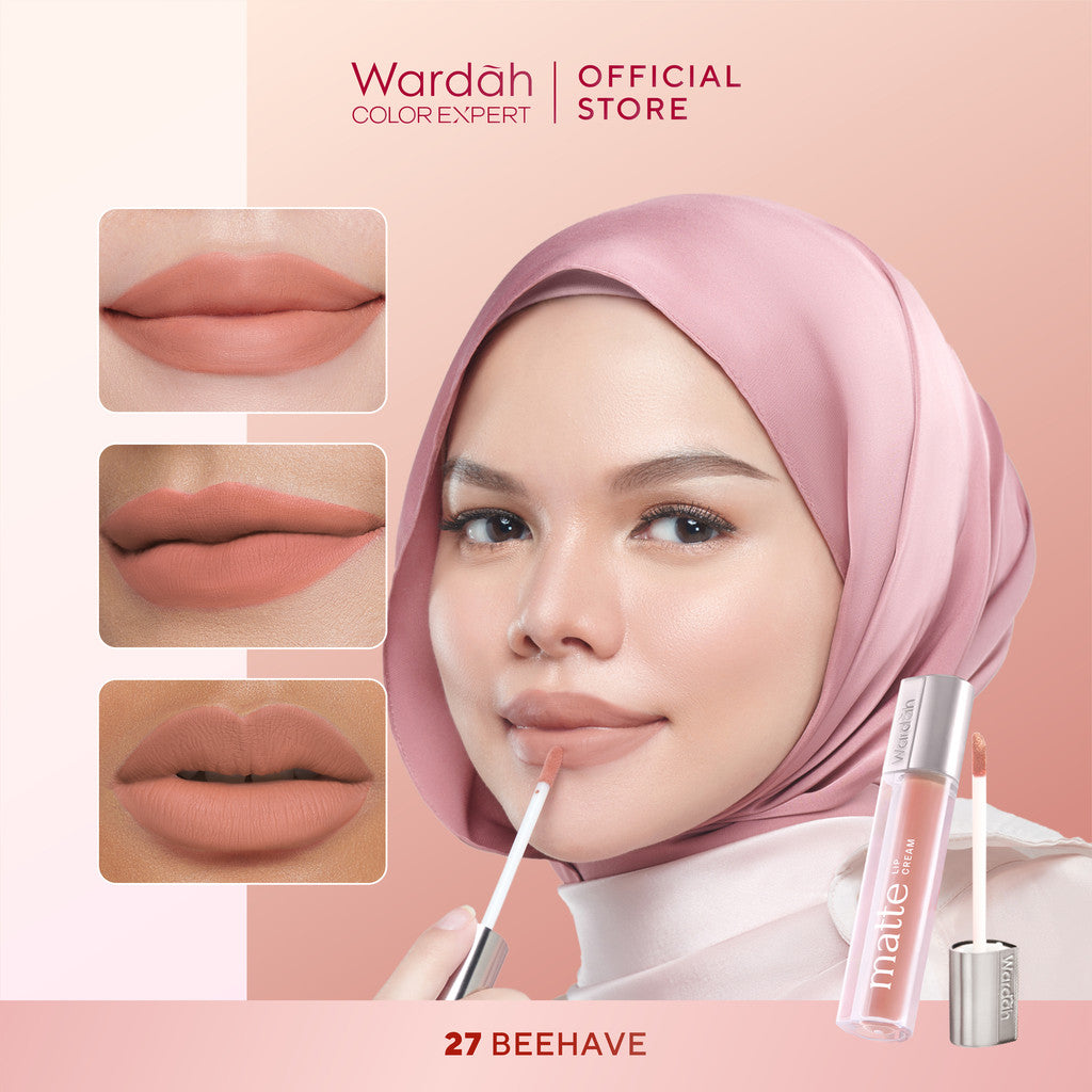 [TINTINTINWIN'S PICKS] Wardah Matte Lip Cream 4 g - Warna Intense dan Tahan Lama - Matte Finish - Teksture Creamy -Liptint-Lip-Stain-Lipgloss-Lipstik-Lip Tint-Lip Matte-Lipstick-Lipcream-Lip Cream- Glossy Lip Longlasting Waterproof Tahan Lama - Makeup