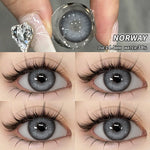 Eyeshare Softlens 15mm Big Eyes Black 1Pasang Gray Lensa Kontak