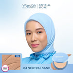 WARDAH Lightening Powder Foundation Light Feel 12g Two Way Cake Bedak Padat Ringan Matte dengan Niacinamide Powder Compact Cushion untuk Skin Cerah Blur Tahan Lama All Skin Type Feel Glad No Cakey All Day Makeup