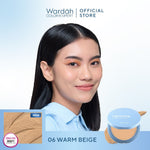 WARDAH Lightening Powder Foundation Light Feel 12g Two Way Cake Bedak Padat Ringan Matte dengan Niacinamide Powder Compact Cushion untuk Skin Cerah Blur Tahan Lama All Skin Type Feel Glad No Cakey All Day Makeup