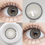 Eyeshare Softlens 15mm Big Eyes 1Pasang Gray Lensa Kontak Softlen Black