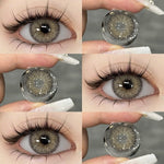【COD】Softlens Sepasang Lensa kontak warna, lensa warna HOLLAND seri softlen Normal soflen brown Berwarna Lensa Besar Ukuran 14.5mm/Free Lens Case