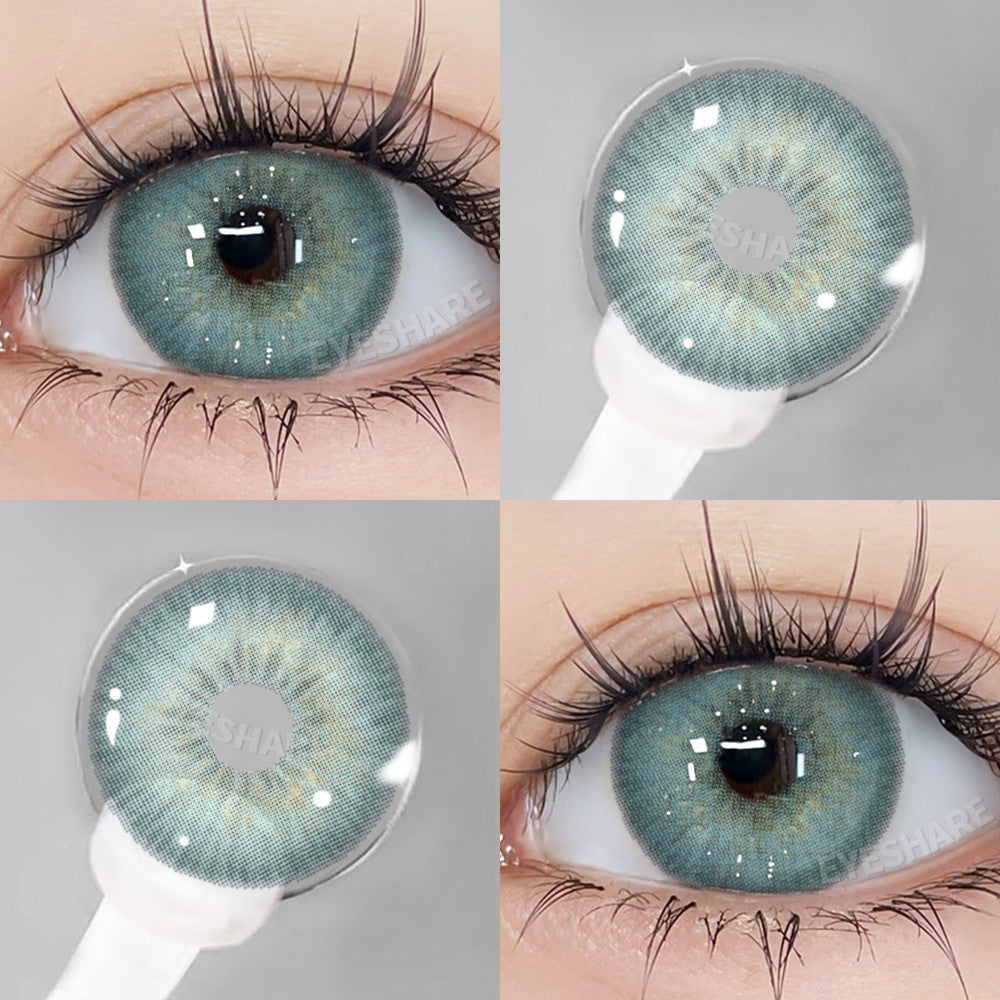 Eyeshare Softlens 15mm Big Eyes 1Pasang Gray Lensa Kontak Softlen Black