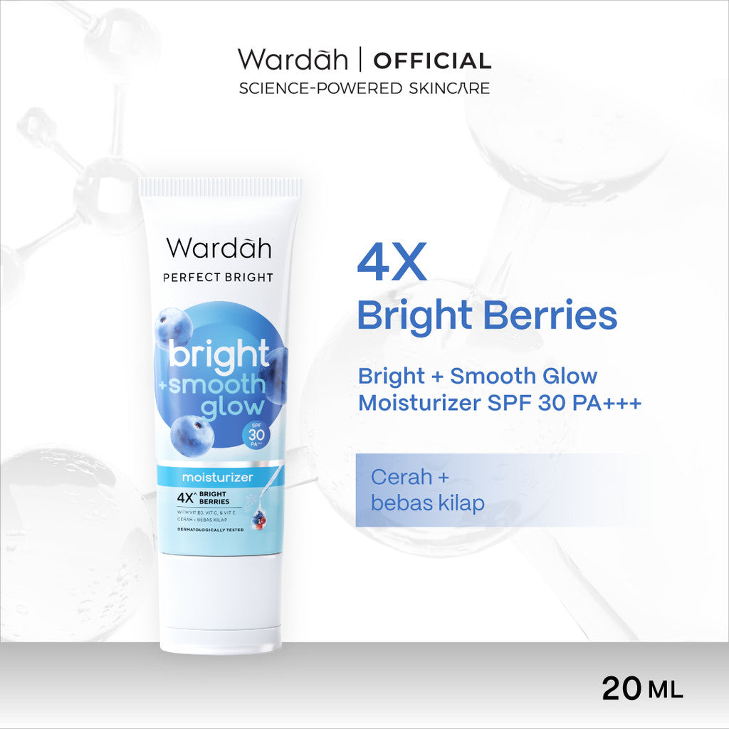 WARDAH Moisturizer Day Cream All Series - Acnederm, Lightening, Perfect Bright, Crystal Secret, Renew You - Pelembab Wajah Glowing BPOM - Skincare