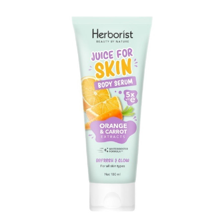 HERBORIST White Booster Body Serum Juice For Glowing Skin & Cooling Burst Lotion 180ml