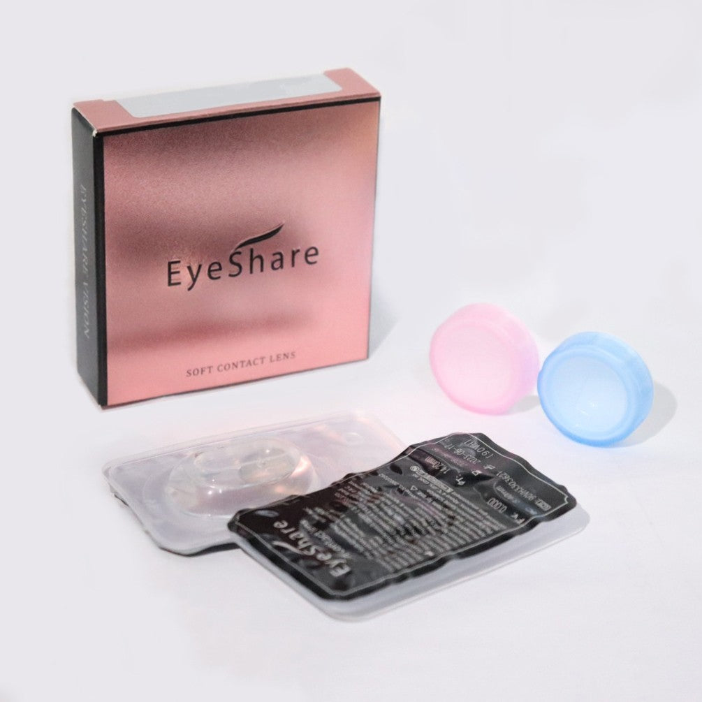 【COD】Softlens Sepasang Lensa kontak warna, lensa warna HOLLAND seri softlen Normal soflen brown Berwarna Lensa Besar Ukuran 14.5mm/Free Lens Case