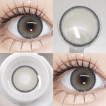 Eyeshare 15mm Softlens Jakarta Gray Big Eyes 1 Pasang Lensa Kontak Softlen Brown