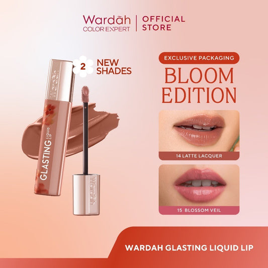[TINTINTINWIN'S PICKS: OMBRE COVER BIBIR GELAP] NEW! WARDAH Glasting Liquid Lip -Cleopatra Look-- Hi-Pigmented Glass Color, Ringan, Tidak Lengket, Transferproof -Makeup