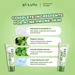 [2PCS] Bynads Acne Care Sleeping Mask with Salicyloyl Decapeptide-10 3in1 SleepingMask Moisturizer Wash Off Mask Pelembab Bynads