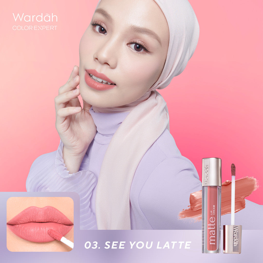 [TINTINTINWIN'S PICKS] Wardah Matte Lip Cream 4 g - Warna Intense dan Tahan Lama - Matte Finish - Teksture Creamy -Liptint-Lip-Stain-Lipgloss-Lipstik-Lip Tint-Lip Matte-Lipstick-Lipcream-Lip Cream- Glossy Lip Longlasting Waterproof Tahan Lama - Makeup