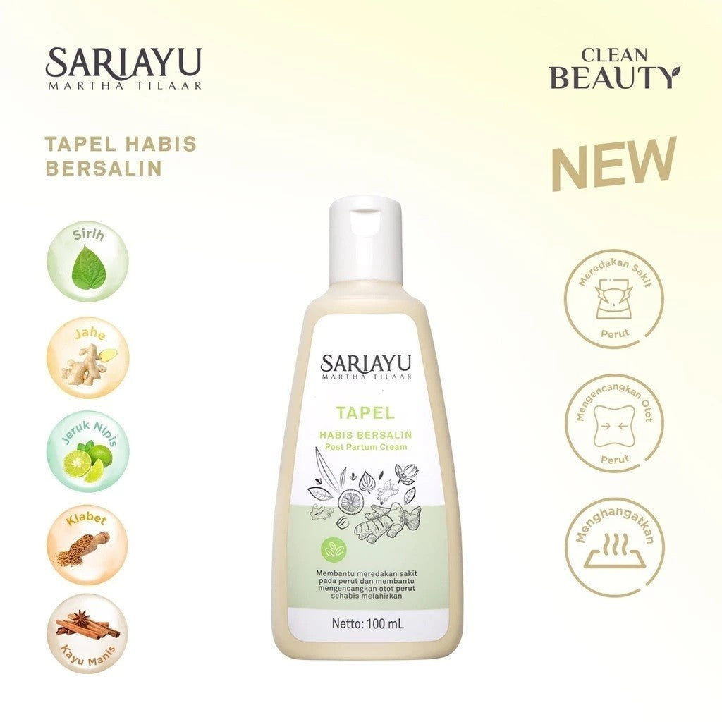 SARIAYU SARI AYU Holistik Series 100ml Krim Tapel/Param/Pilis Habis Bersalin - Post Partum Cream