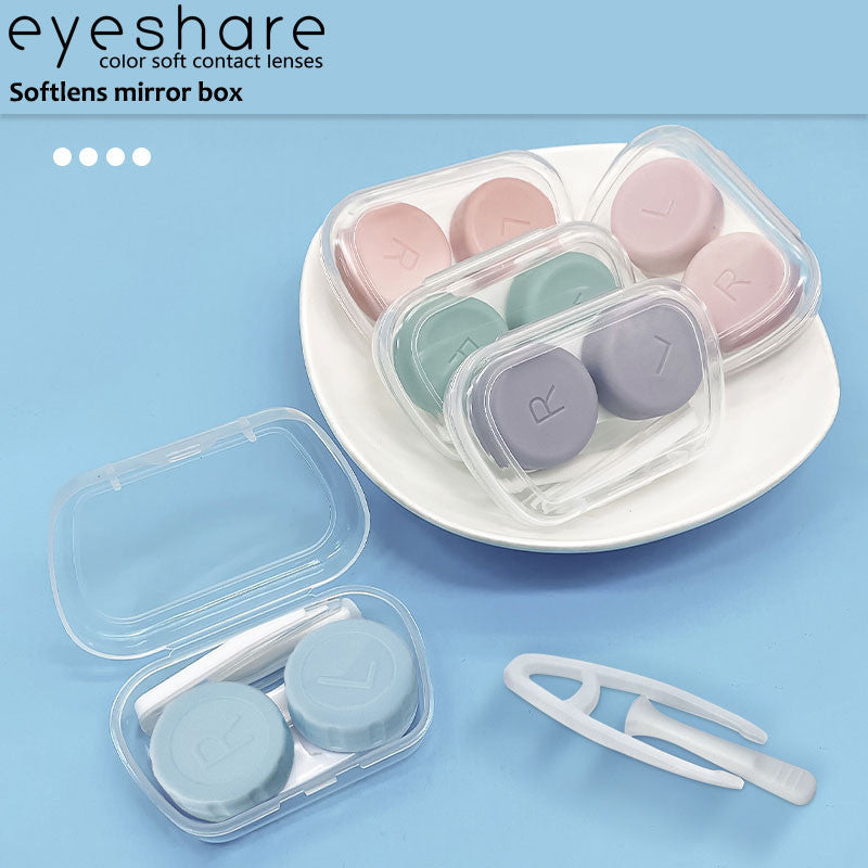 Eyeshare Softlens 15mm Big Eyes 1Pasang Gray Lensa Kontak Softlen Black