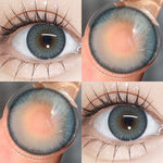 Eyeshare Softlens 15mm Big Eyes Black 1Pasang Gray Lensa Kontak