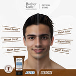 Dual Pack Barber Daily Bright Radiance Face Wash 100mL x 2