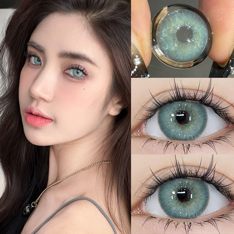 【COD】Softlens Sepasang Lensa kontak warna, lensa warna HOLLAND seri softlen Normal soflen brown Berwarna Lensa Besar Ukuran 14.5mm/Free Lens Case
