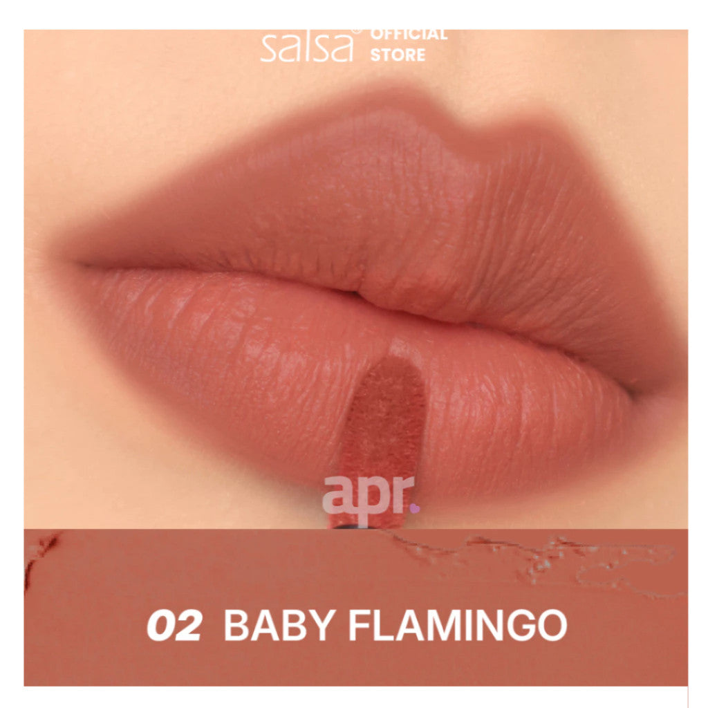 Salsa Dynamatte Lip Cream | Lipstik Matte Tahan Lama Lembut di Bibir Original