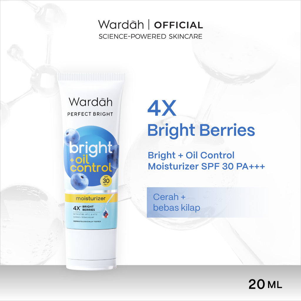 WARDAH Moisturizer Day Cream All Series - Acnederm, Lightening, Perfect Bright, Crystal Secret, Renew You - Pelembab Wajah Glowing BPOM - Skincare