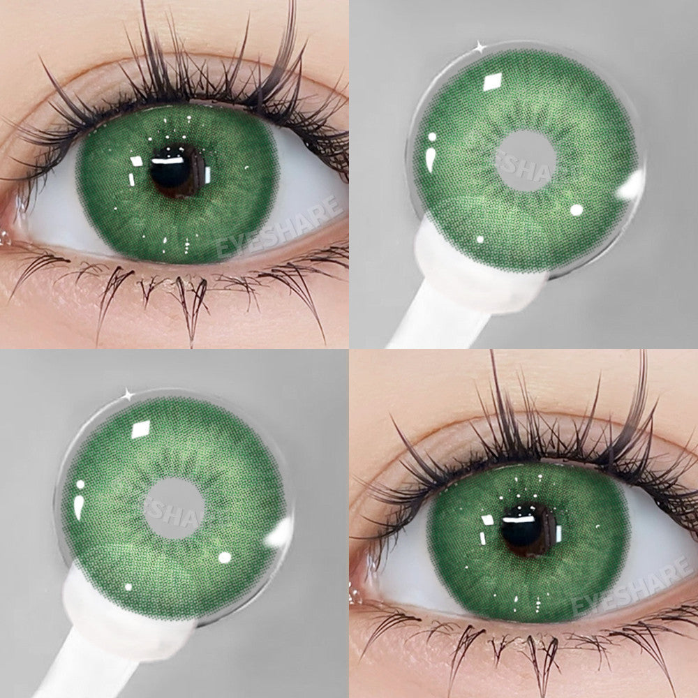 Eyeshare 15mm Softlens Black Big Eyes 1 Pasang Lensa Kontak Softlen Gray