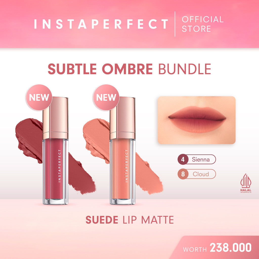 [NEW SHADES] Instaperfect Subtle Ombre Bundle- Suede Lip Matte- Lip Cream