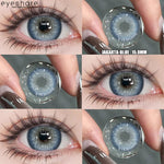 Eyeshare Softlens 15mm Big Eyes Black 1Pasang Gray Lensa Kontak