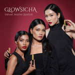 Glowsicha - Velvet Matte Lipstick - Lipstick Transferproof yang Longlasting Di Bibir Juga Ringan Dan Tahan Lama