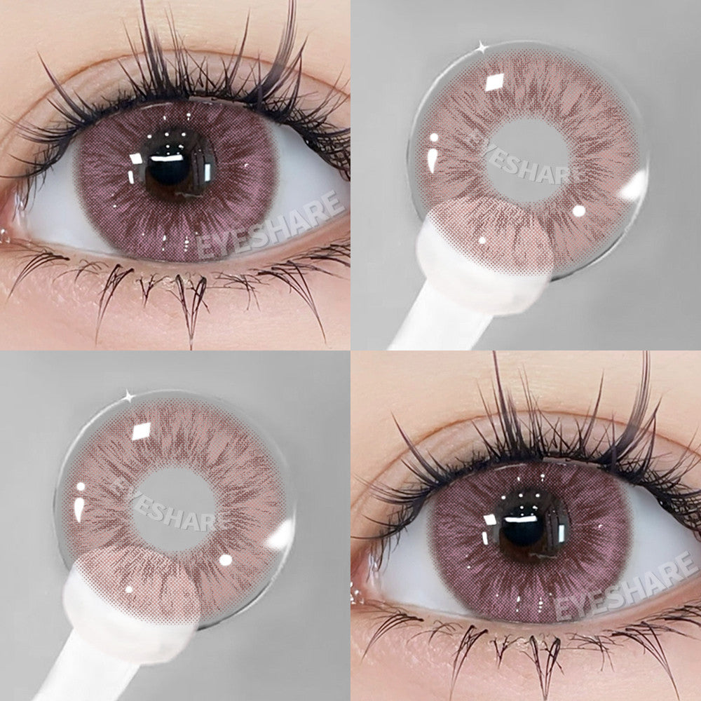 Eyeshare Softlens 15mm Big Eyes Black 1Pasang Gray Lensa Kontak