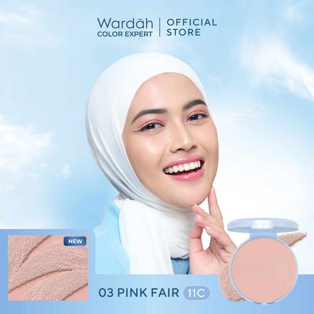 HEMAT WARDAH Refill Lightening Powder Foundation Light Feel 12g Two Way Cake Bedak Padat Ringan Glowing Tahan Lama Matte dengan Niacinamide Powder Compact Cushion untuk Skin Cerah Blur Tahan Lama All Skin Type