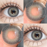 Eyeshare Softlens 15mm Big Eyes 1Pasang Gray Lensa Kontak Softlen Black