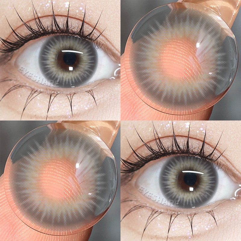 Eyeshare Softlens 15mm Big Eyes 1Pasang Gray Lensa Kontak Softlen Black