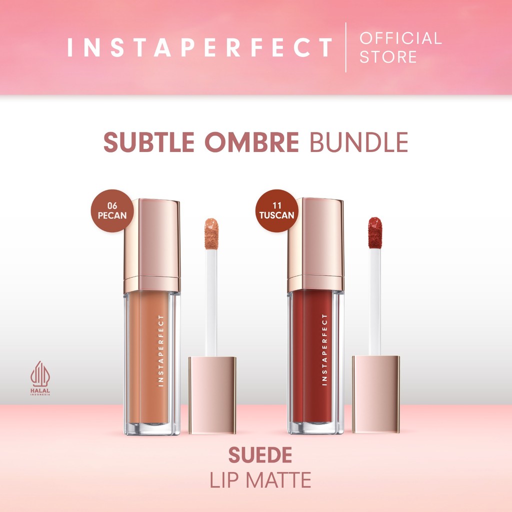 [NEW SHADES] Instaperfect Subtle Ombre Bundle- Suede Lip Matte- Lip Cream