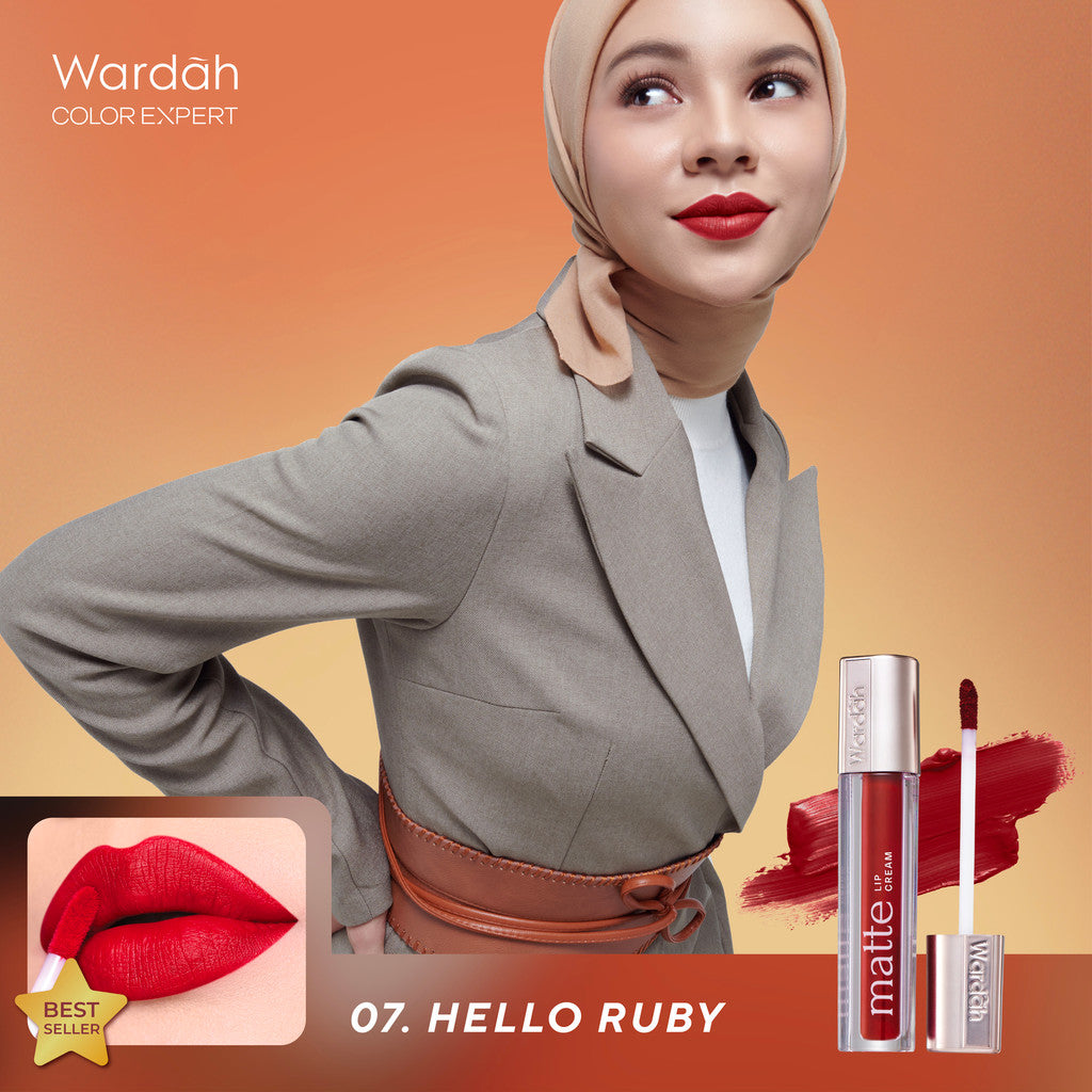 [TINTINTINWIN'S PICKS] Wardah Matte Lip Cream 4 g - Warna Intense dan Tahan Lama - Matte Finish - Teksture Creamy -Liptint-Lip-Stain-Lipgloss-Lipstik-Lip Tint-Lip Matte-Lipstick-Lipcream-Lip Cream- Glossy Lip Longlasting Waterproof Tahan Lama - Makeup