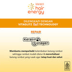 Makarizo Hair Energy VITAGLITZ Hair Keratin Serum KIWI 6 x 1 mL