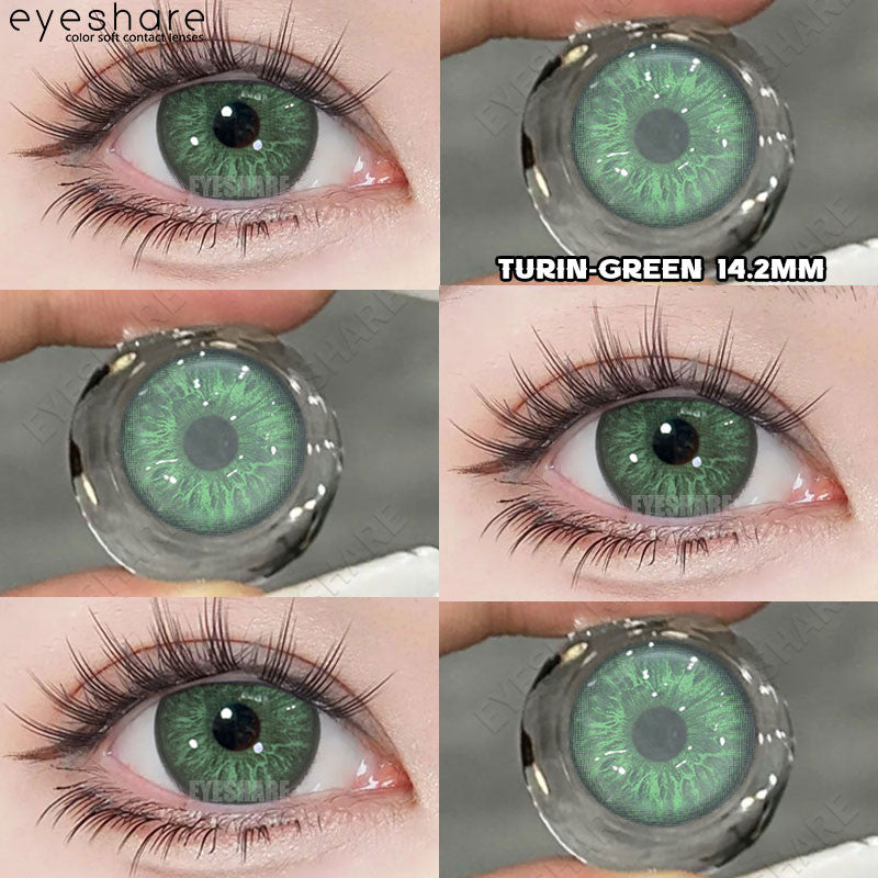 Eyeshare Softlens 15mm Big Eyes 1Pasang Gray Lensa Kontak Softlen Black