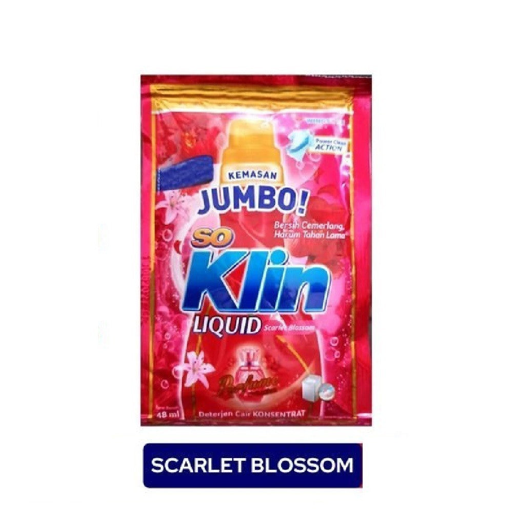 SOKLIN Liquid Detergent Sachet / Sabun Cair Cuci Baju Renceng Murah