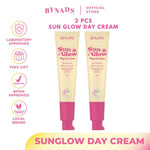 [2PCS] Bynads Sun Glow Day Cream with SPF UV Filter Tone Up Cream Brighten Protect and Go Cream Siang Wajah 30g By Bynads