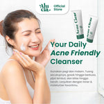 Alucia Acne Clear Gentle Low pH Cleanser dengan 1% Salicylic Acid Sabun Cuci Muka untuk Kulit Berjerawat & Berminyak BPOM Non-Fragrance Sulfate Free Membersihkan Wajah Facial Wash