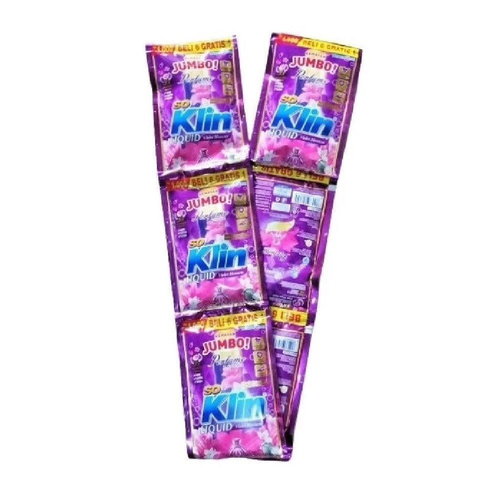 SOKLIN Liquid Detergent Sachet / Sabun Cair Cuci Baju Renceng Murah