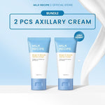 Milk Recipe Bright & Smooth Axillary Cream - Krim Pencerah Ketiak Selangkangan Bokong Dan Lipatan Hitam Dengan Niacinamide AHA