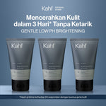 [SPECIAL 11.11 : B3G4 - KAHF BUNDLE 3IN1 PAKET FACIAL WASH] Triple Pack Face Wash 100 ml - Sabun Cuci Muka Pria Brightening, Acne, Oily, Comedo, Sensitive Skin - Wajah Glowing, Jerawat Hilang, Bebas Minyak - Gentle Cleanser Low pH for Daily Use