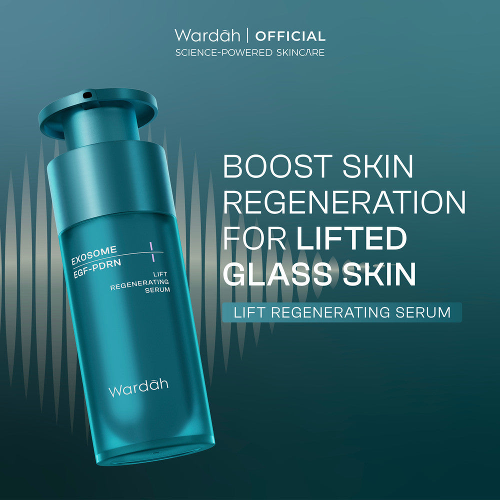[Wardah Exclusive Member] Wardah EXOSOME + PDRN Lift Regenerating Serum (Clinic Treatment Serum dengan Salmon DNA & Hifu Result, Glowing, Plumpy, Collagen Serum) - Skincare