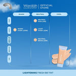 WARDAH Lightening Fresh BB Tint 15ml - Base Makeup Super Ringan yang Diformulasikan dengan SPF 32 PA+++ dan Serum Niacinamide Untuk Hasil Makeup Flawless dan Cerah - Foundation - Tahan Air & Keringat - Tahan Lama- Makeup