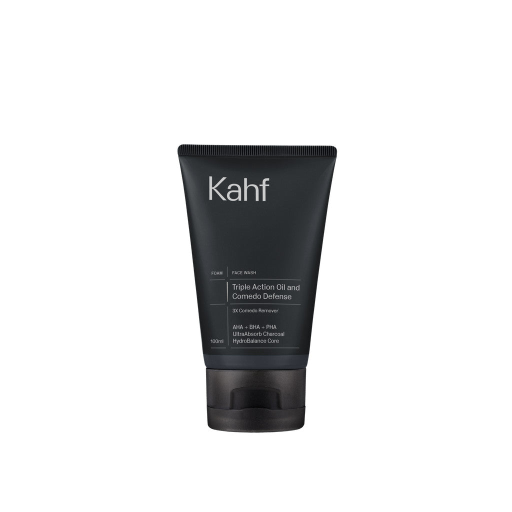 NEW LOOK BETTER FORMULA! Kahf Face Wash Skin Energizing and Brightening 100 ml - Sabun Cuci Muka Pria untuk Membantu Mencerahkan Wajah - Suitable for Daily Use