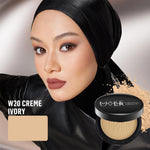 [SPECIAL 11.11] MAKE OVER Powerstay 24H Matte Powder Foundation - Bedak Padat High Coverage Ringan Compact Flawless Make Up Tahan Lama 24 Jam Non-Comedogenic BEST SELLER Poreless Somethin Time Less w Maybe Euphoria Blurring