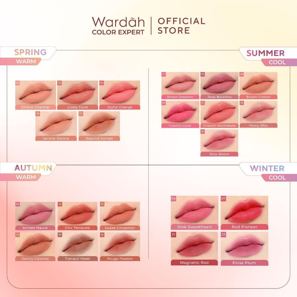 [FLASH SALE] KOREAN BLUR LIPS ANTI CRACK WARDAH Colorfit Velvet Matte Lip Mousse Lip Cream Tahan Lama 24 Jam Tidak Lengket Tekstur Creamy Liptint Lip Stain Lipgloss Lip Tint Lipstik Lipcream Longlasting Waterproof Dry Lips Smooth Library