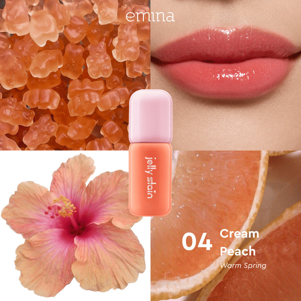 [SPECIAL 11.11] Emina Jelly Stain & Glass Tint - Lip Tint Korea Glossy Ombre Tahan 12 Jam Ringan Longlasting Transferproof SPF 25 Vitamin E Makeup Lip Stain Lembab Lipgloss Lip Matte Lipstick Lip Care Anak Sekolah