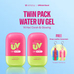 [SPECIAL 11.11] NEW! Emina UV Gel Sunscreen SPF 50 PA++++ Series - Sunscreen Wajah, Sunscreen Gel, Melindungi dari Sinar UV, No Whitecast, No Comedogenic, Cepat Menyerap, Lembut, Mencerahkan, Melembapkan, Mengandung Symwhite 377+, Cica, Oat, Cocok Untuk S