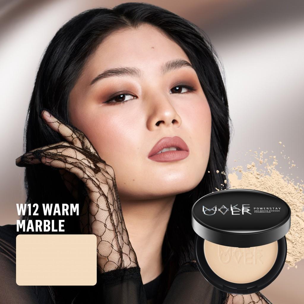 [SPECIAL 11.11] MAKE OVER Powerstay 24H Matte Powder Foundation - Bedak Padat High Coverage Ringan Compact Flawless Make Up Tahan Lama 24 Jam Non-Comedogenic BEST SELLER Poreless Somethin Time Less w Maybe Euphoria Blurring