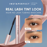 Instaperfect Iconic Eyes Duo Set- Bundle Noir HD Lash Tubing Mascara + Hypergetic Black Liner - Make Up tahan lama seharian, Peel off mascara