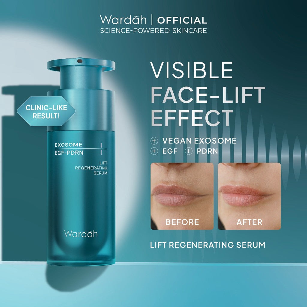 [Wardah Exclusive Member] WARDAH Serum Complete Series For Every Skin Concern - Exosome PDRN, Retinal, Acnederm, C-Defense, Lightening, Crystal Secret, Renew You, Hydra Rose, Symradiance, Perfectyl Perfect Bright, Peeling Serum - Skincare
